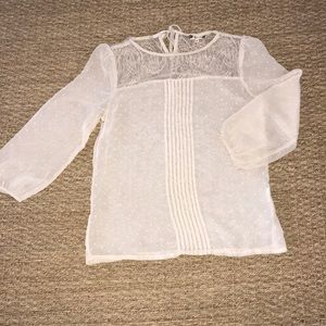 Sheer Cream Blouse